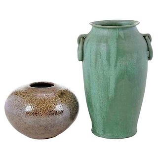 Two North Carolina Pottery Vases