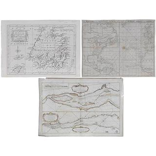 Three 18th Century World Maps