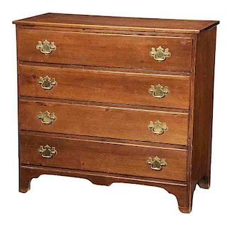 American Chippendale Pine Chest of Drawers