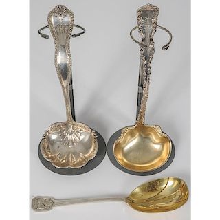 Sterling Silver Serving Pieces Including Tiffany and Whiting