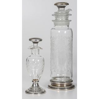 Heisey Cocktail Shaker in Orchid Pattern, Plus