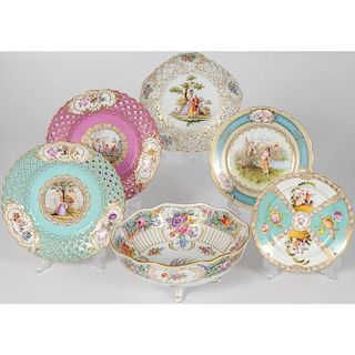 Dresden and Meissen-style Porcelain