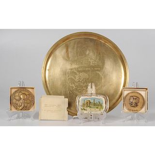 Miscellaneous Commemorative Items, Including Chicago World's Fair