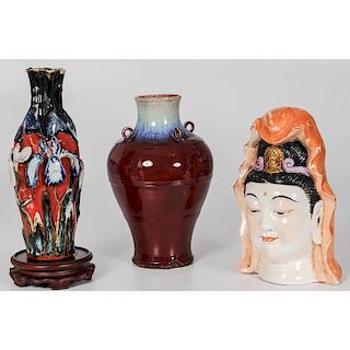 Assorted Japanese and Chinese Pottery, Plus