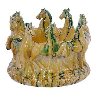 Figural Horse Centerpiece Bowl
