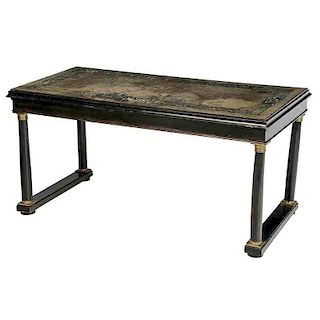Empire Style and Bronze-Mounted Coffee Table