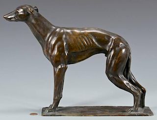 Bronze of Greyhound Dog, Austrian