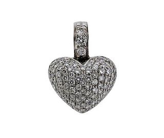 Chimento 18K Gold Diamond Heart Pendant