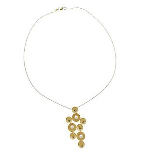 14K Gold Pearl Chain Necklace