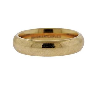 Art Carved 14k Gold 5.4mm Wedding Band Ring
