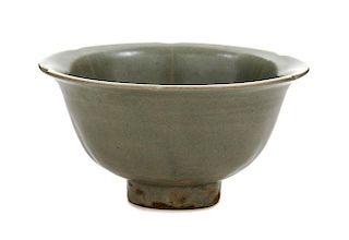 A Small Yaozhou Celadon Glazed Porcelain Bowl