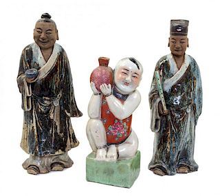 Three Ceramic Figures