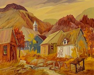 Jacques Poirier Fall Landscape painting