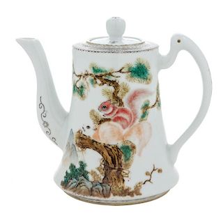A Qianjiang Porcelain Teapot