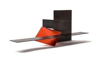 Clement Meadmore, (Australian, 1929-2005), Homage to Lissitzky (Maquette), 1989