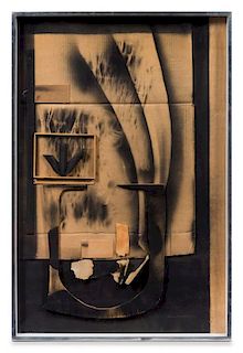 Louise Nevelson, (American, 1899-1988), Collage, 1974
