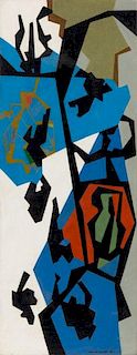 John Sennhauser, (American, 1907-1978), Colorforms in Colorspace, No. 9, 1948