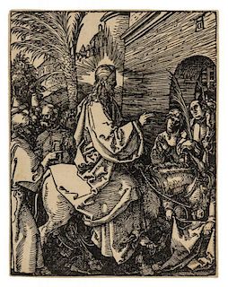 Albrecht Durer, (German, 1471-1528), Christ's Entry into Jerusalem, from The Small Passion, c. 1508