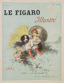 Jules Cheret, (French, 1836-1932), Le Figaro Illustre, 1885