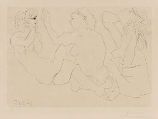 Pablo Picasso, (Spanish, 1881-1973), Trois Femmes Nues, 1965
