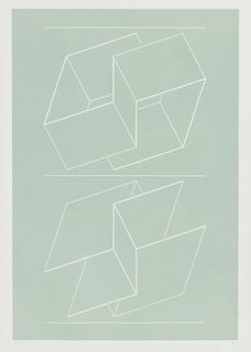 Josef Albers, (American/German, 1888-1976), WEG IX, 1971