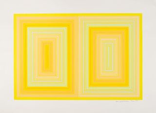 Richard Anuszkiewicz, (American, b. 1930), Untitled, 1973 (two works)