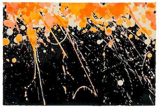 Walasse Ting, (American/Chinese, 1929-2010), Fireworks, 1973