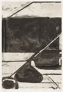 Richard Diebenkorn, (American, 1922-1993), Untitled (pl. 5 from Five Aquatints with Drypoint), 1978