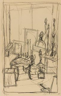 Alberto Giacometti, (Swiss, 1901-1966), Studio