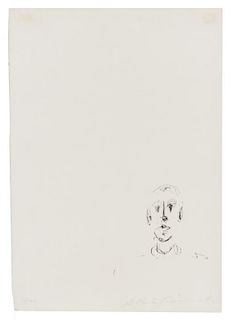 Alberto Giacometti, (Swiss, 1901-1966), Tete de Homme