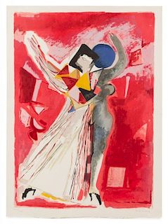 Marino Marini, (Italian, 1901-1980), La Traviata (from Metropolitan Opera Fine Art I), 1978