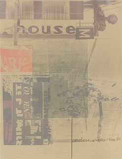 Robert Rauschenberg, (American, 1925-2008), American Peweter with Burroughs V, 1981
