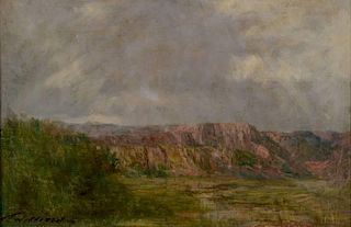 Oil on Board Landscape, Willison