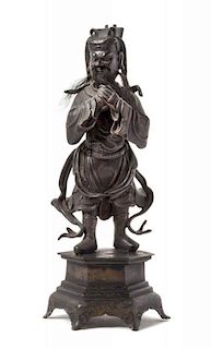 A Bronze Figure of Guanyu