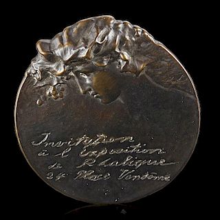 LALIQUE Bronze invitation