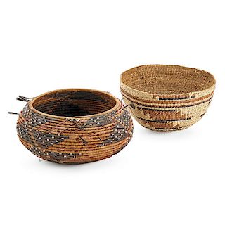 NATIVE AMERICAN Two baskets