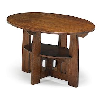 LIMBERT Double oval library table