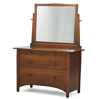 GUSTAV STICKLEY Dresser with mirror