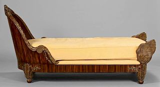 French Second Empire Swan Day Bed
