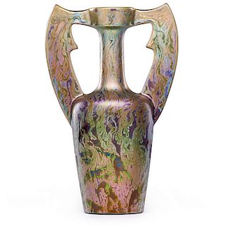 CLEMENT MASSIER Vase with flaring handles