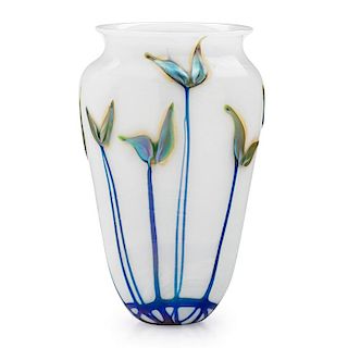CHARLES LOTTON Glass vase