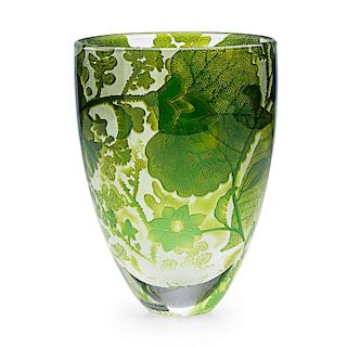 JONATHAN HARRIS Cameo glass vase