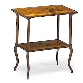 EMILE GALLE Tiered side table