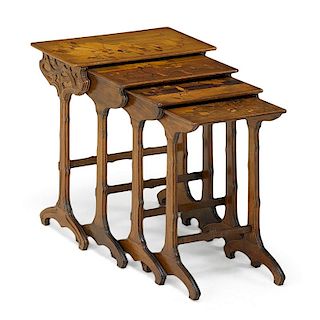 GALLE Four nesting tables