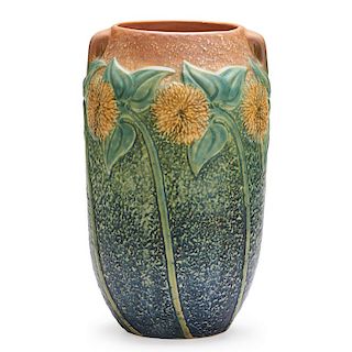 ROSEVILLE 10" Sunflower vase