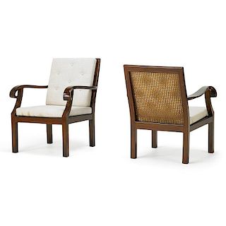 STYLE OF OTTO PRUTSCHER Pair of armchairs