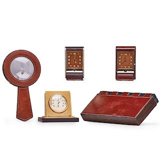 PAUL DUPRE-LAFON; HERMES Barometer, clocks, etc.