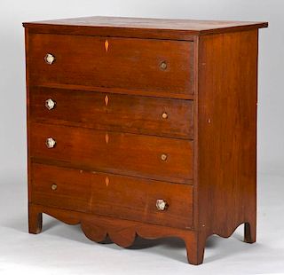East TN Chest of Drawers, signed A. Hansard