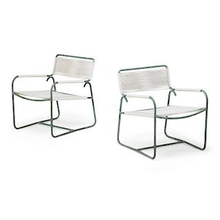 WALTER LAMB Pair of lounge chairs