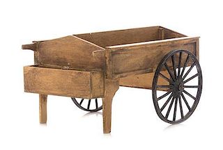 A Peddlers Cart, Length 5 1/8 inches.